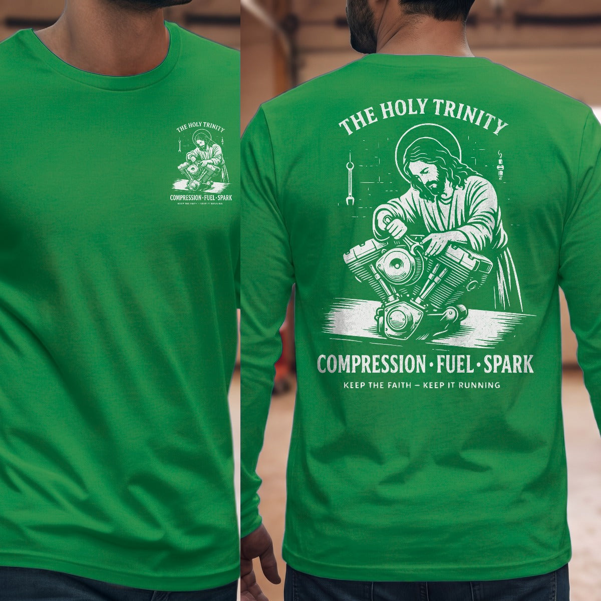 Irish Green | Front & Back