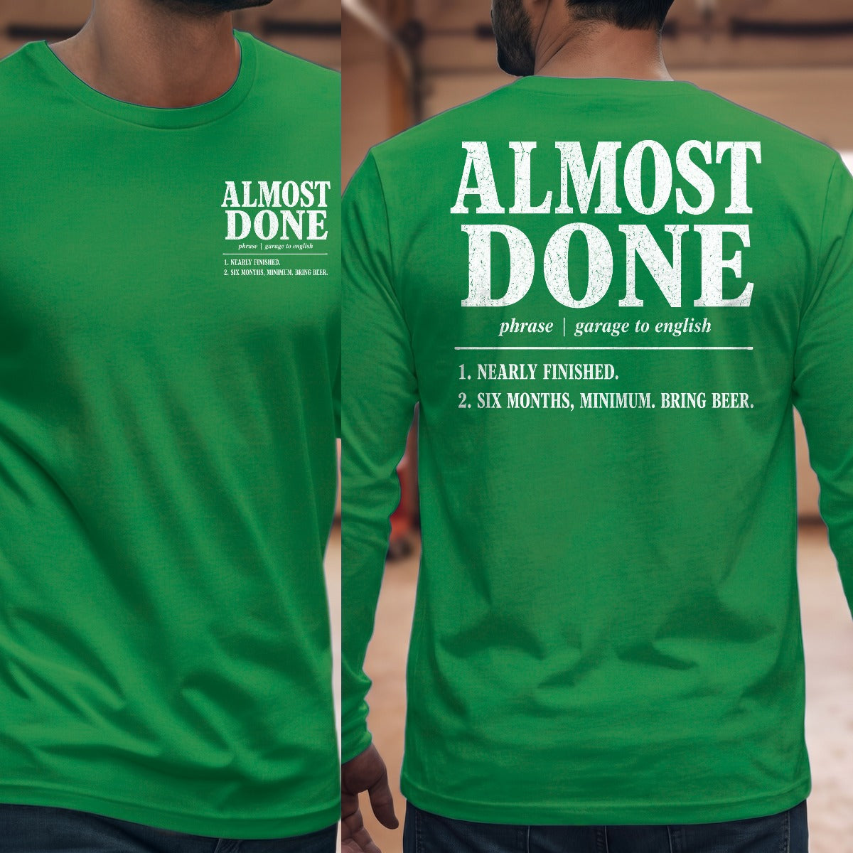 Irish Green | Front & Back