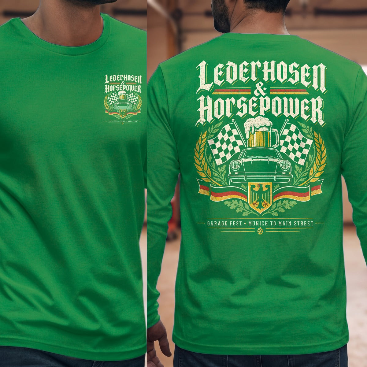 Irish Green | Front & Back
