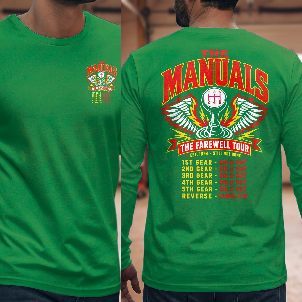 Irish Green | Front & Back