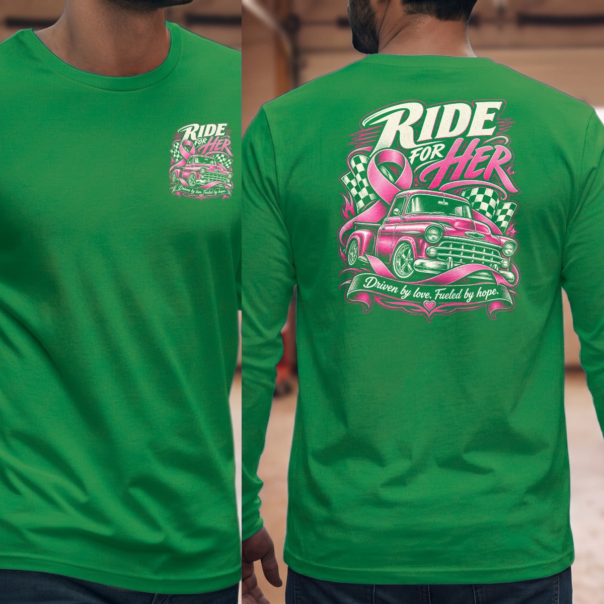 Irish Green | Left Chest + Back