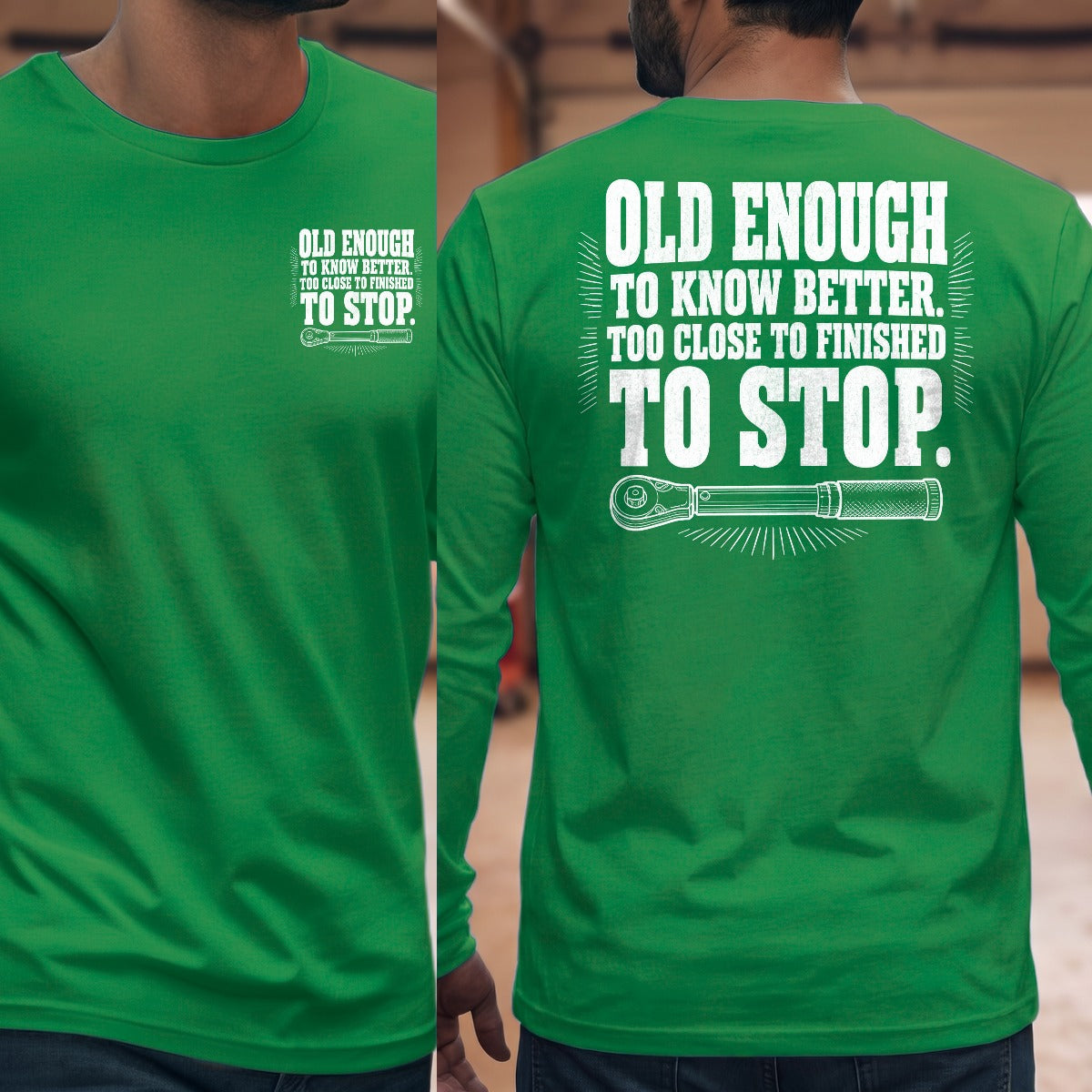 Irish Green | Front & Back
