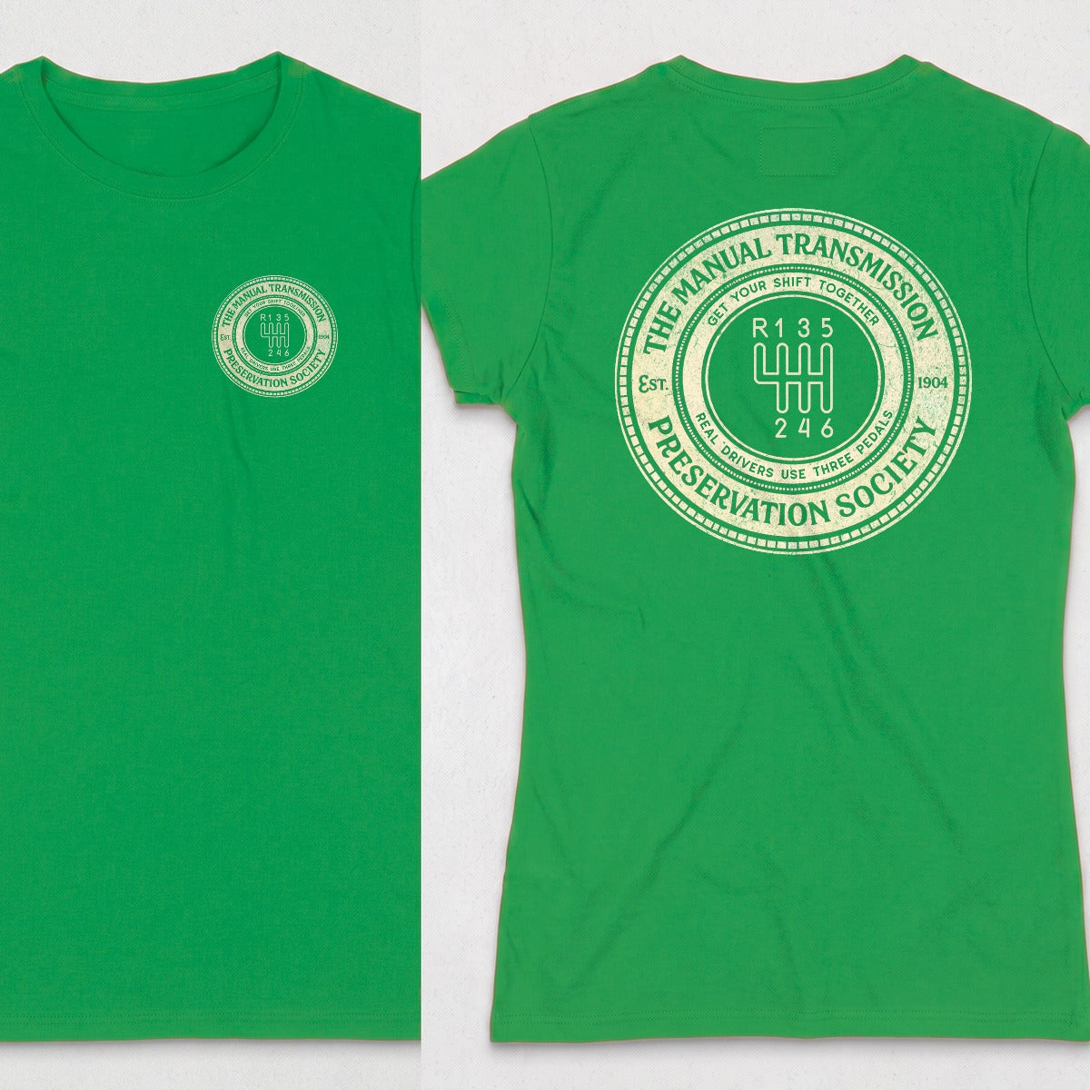 Irish Green | Left Chest + Back
