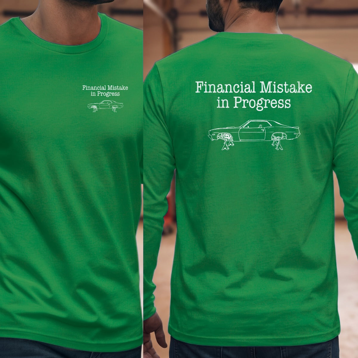 Irish Green | Left Chest + Back