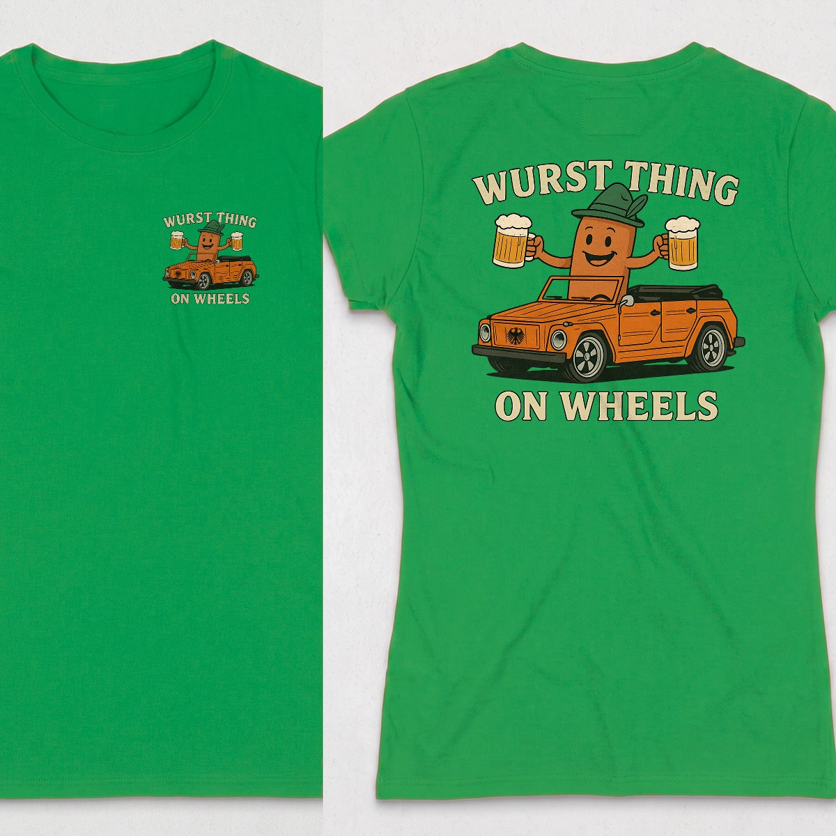 Irish Green | Left Chest + Back