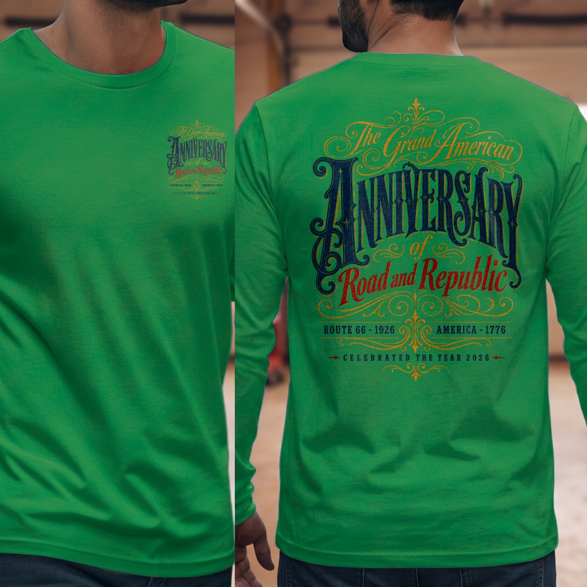 Irish Green | Front & Back