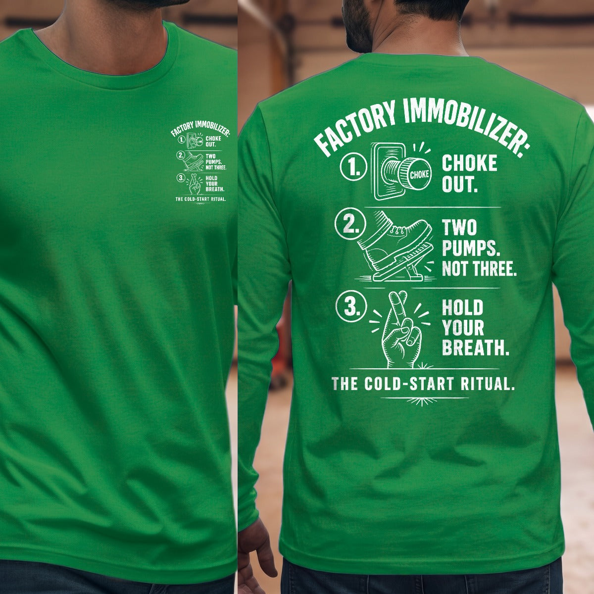 Irish Green | Front & Back