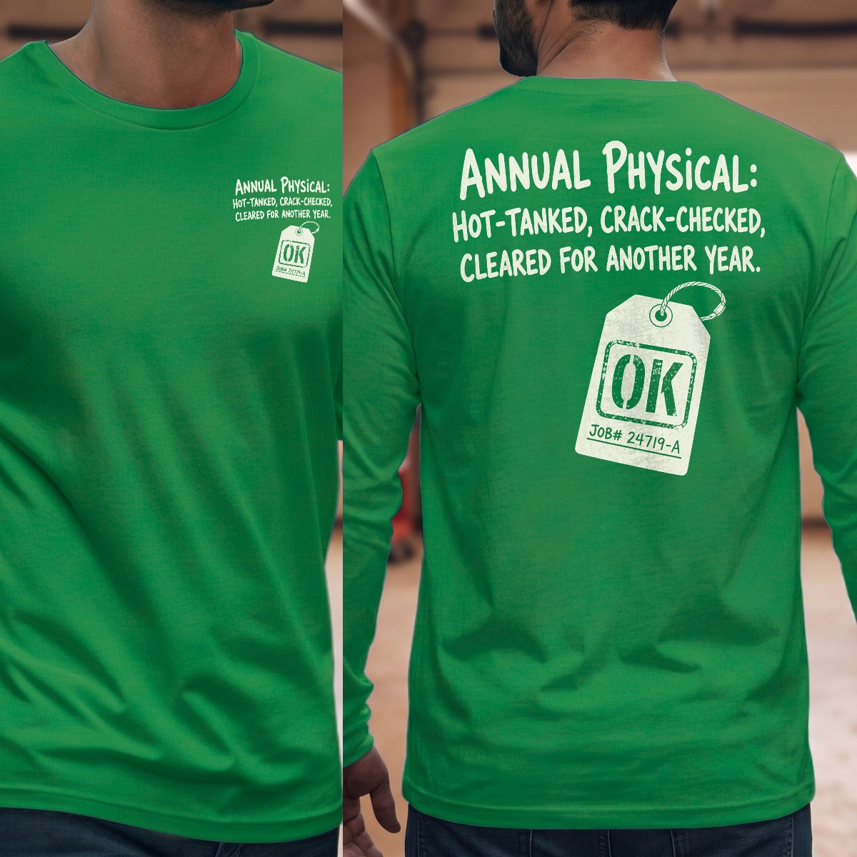 Irish Green | Front & Back