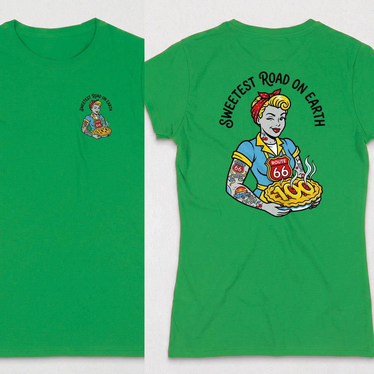 Irish Green | Left Chest + Back