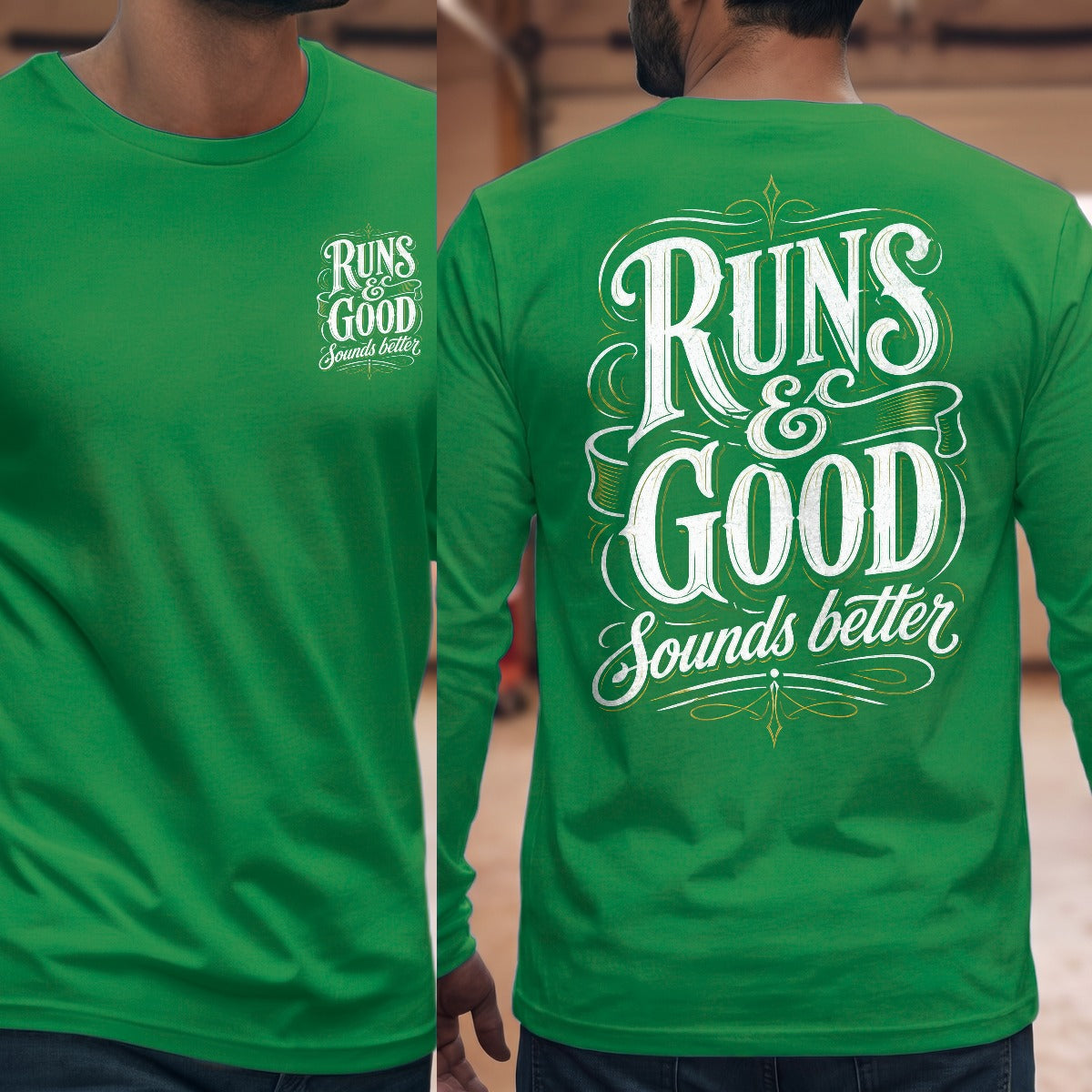 Irish Green | Front & Back