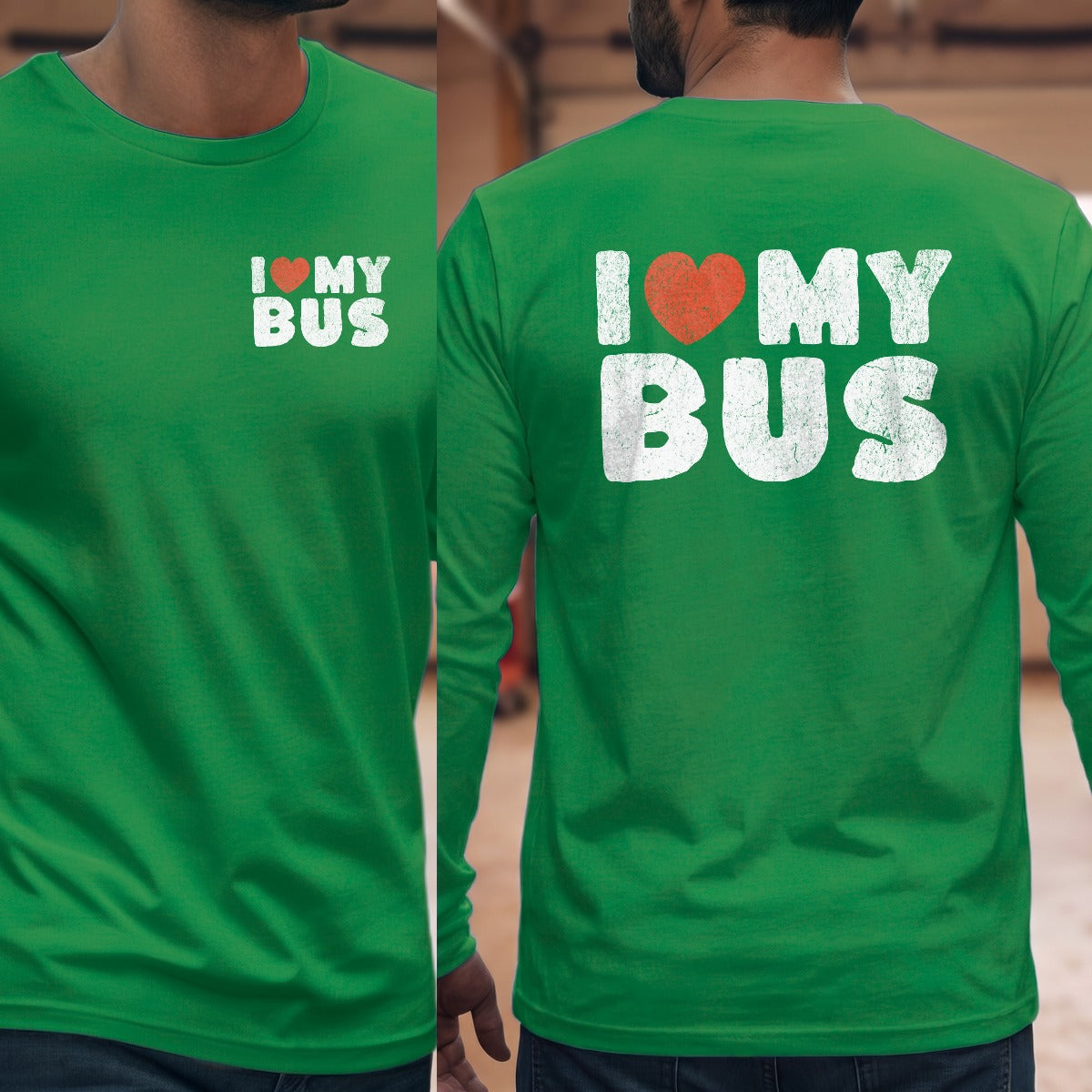 Irish Green | Left Chest + Back