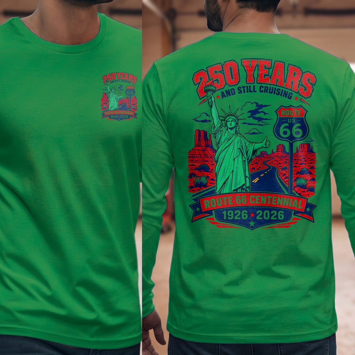 Irish Green | Front & Back