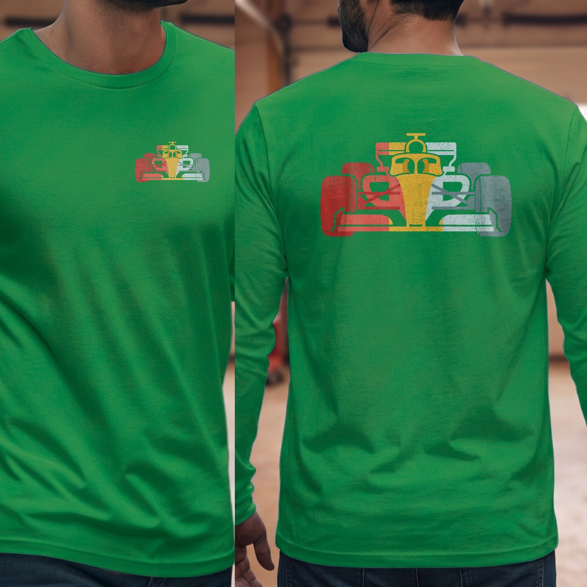 Irish Green | Left Chest + Back