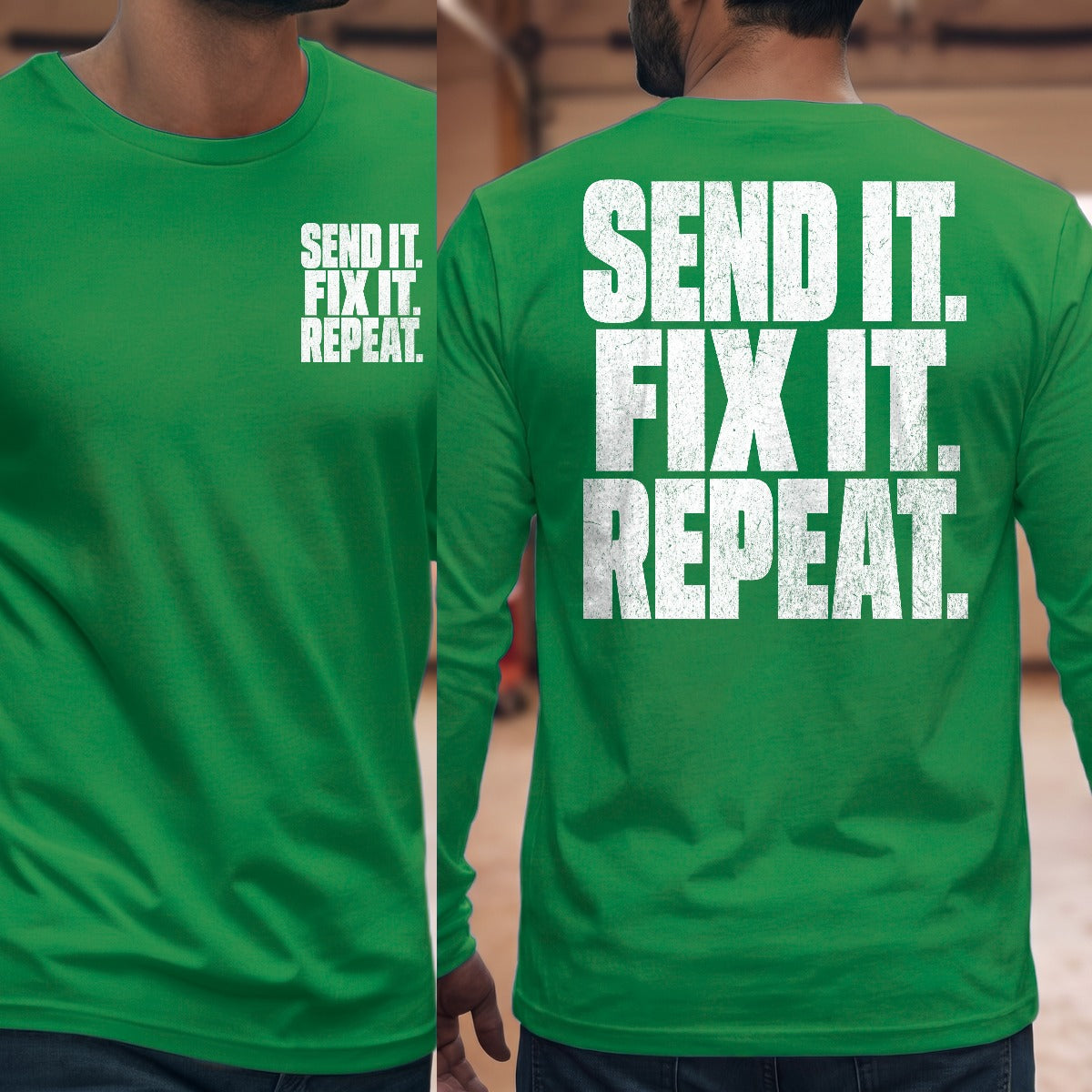 Irish Green | Front & Back