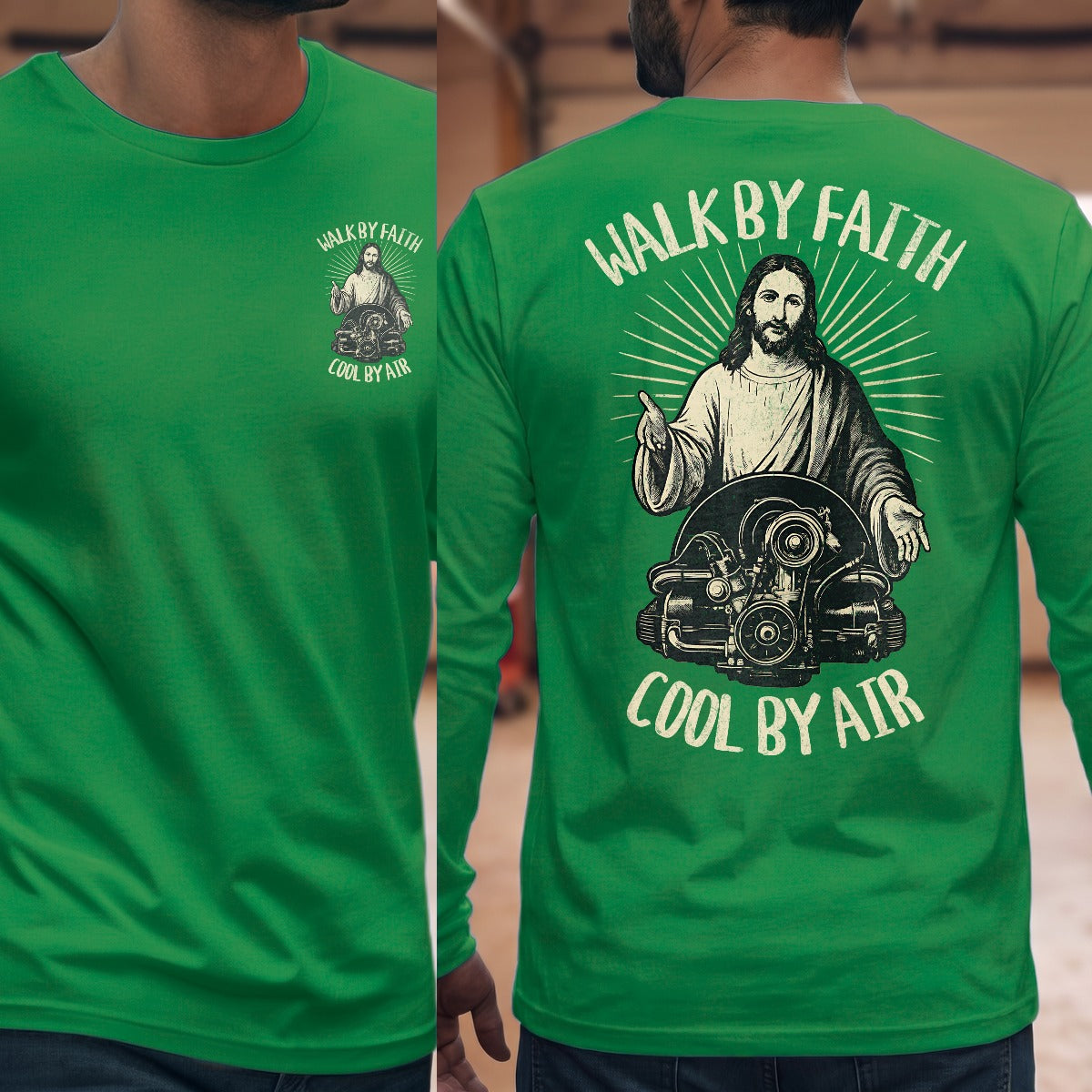 Irish Green | Front & Back