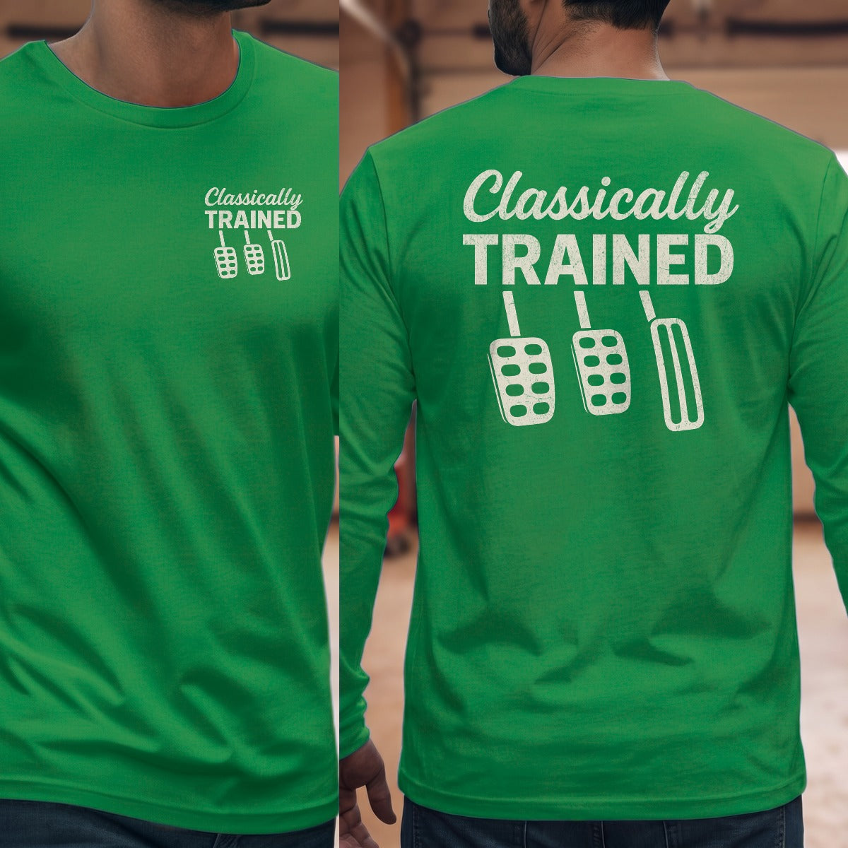 Irish Green | Left Chest + Back