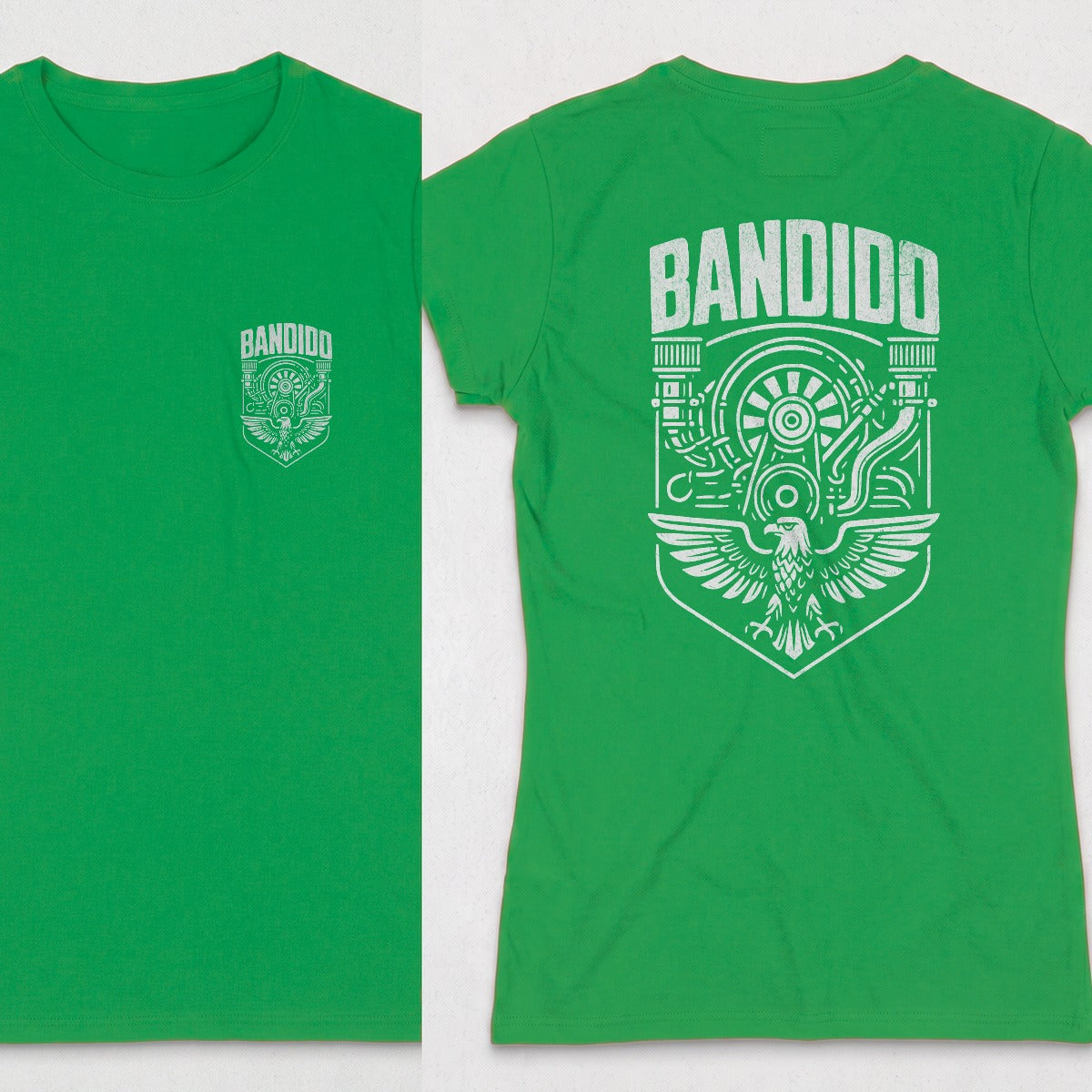 Irish Green | Left Chest + Back