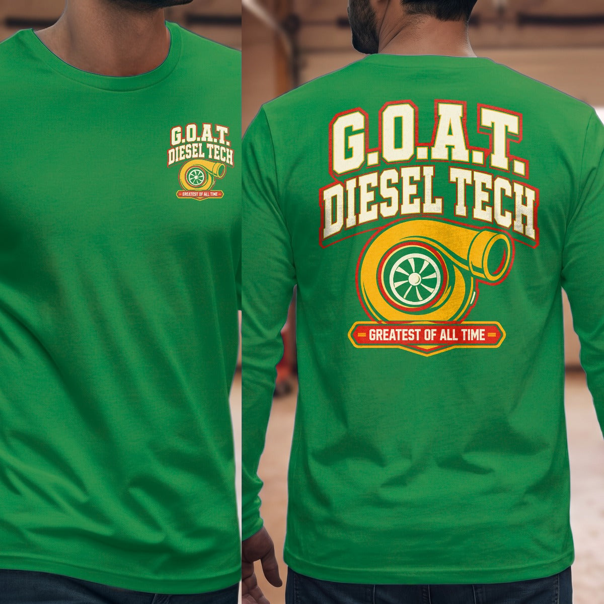 Irish Green | Front & Back