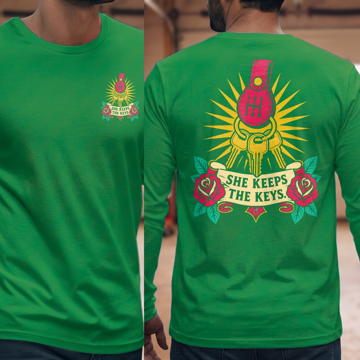 Irish Green | Front & Back
