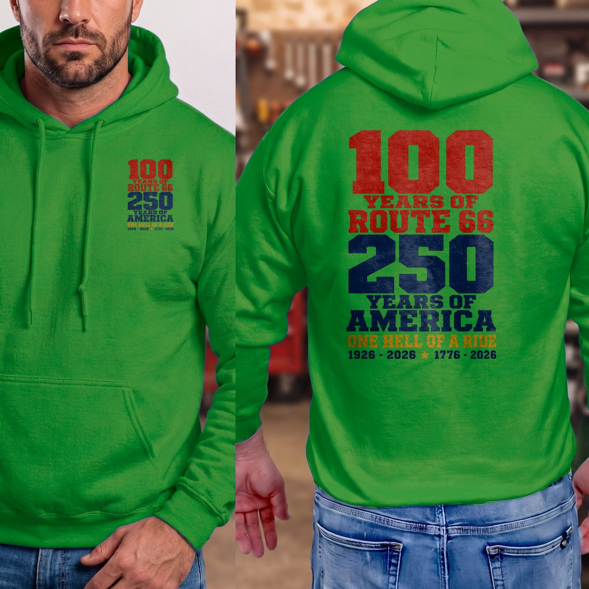 Irish Green | Front & Back