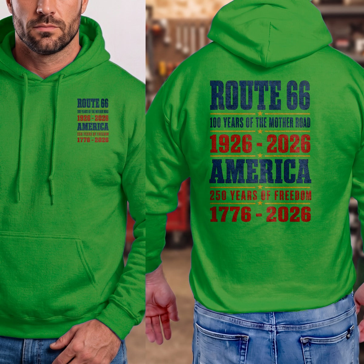 Irish Green | Front & Back