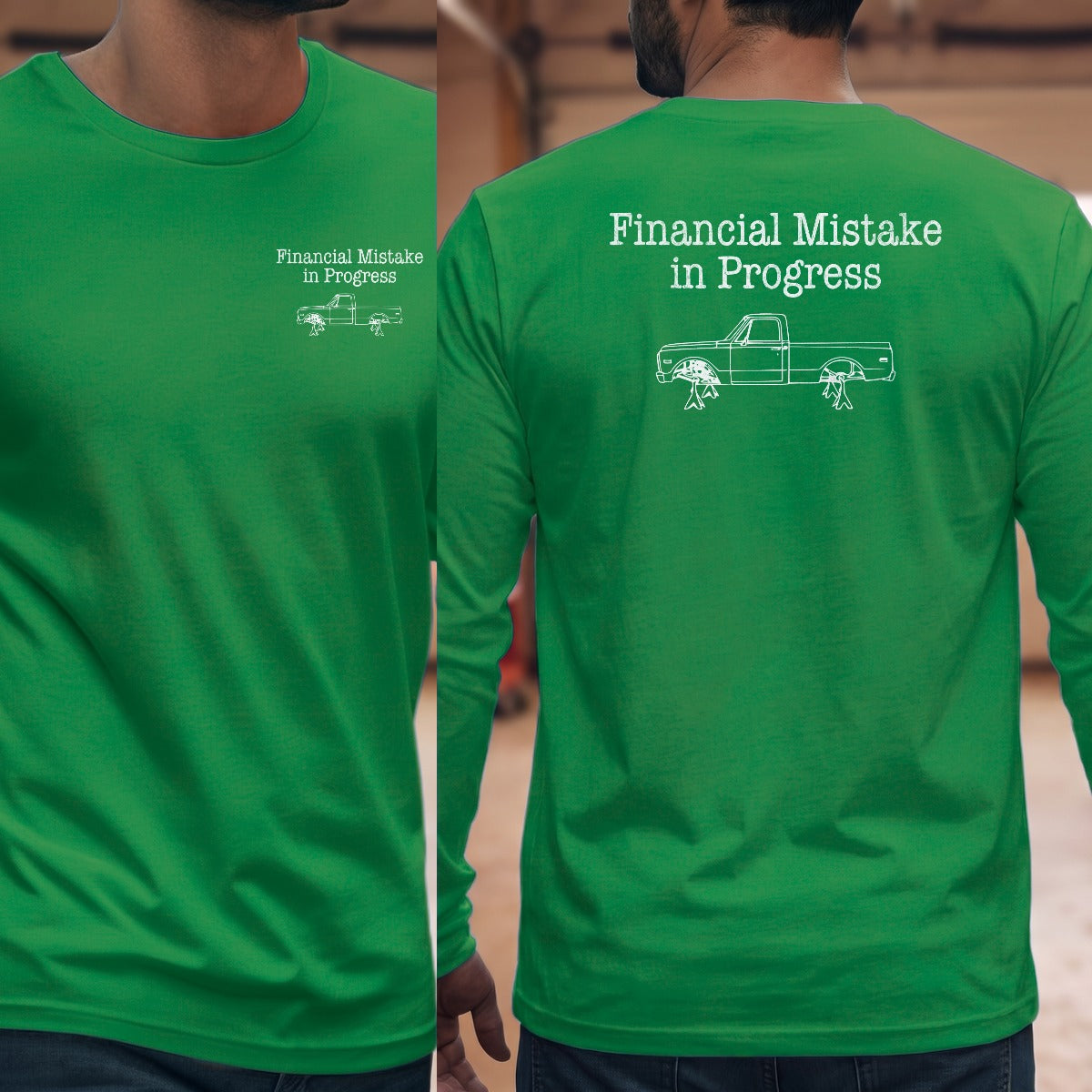 Irish Green | Left Chest + Back