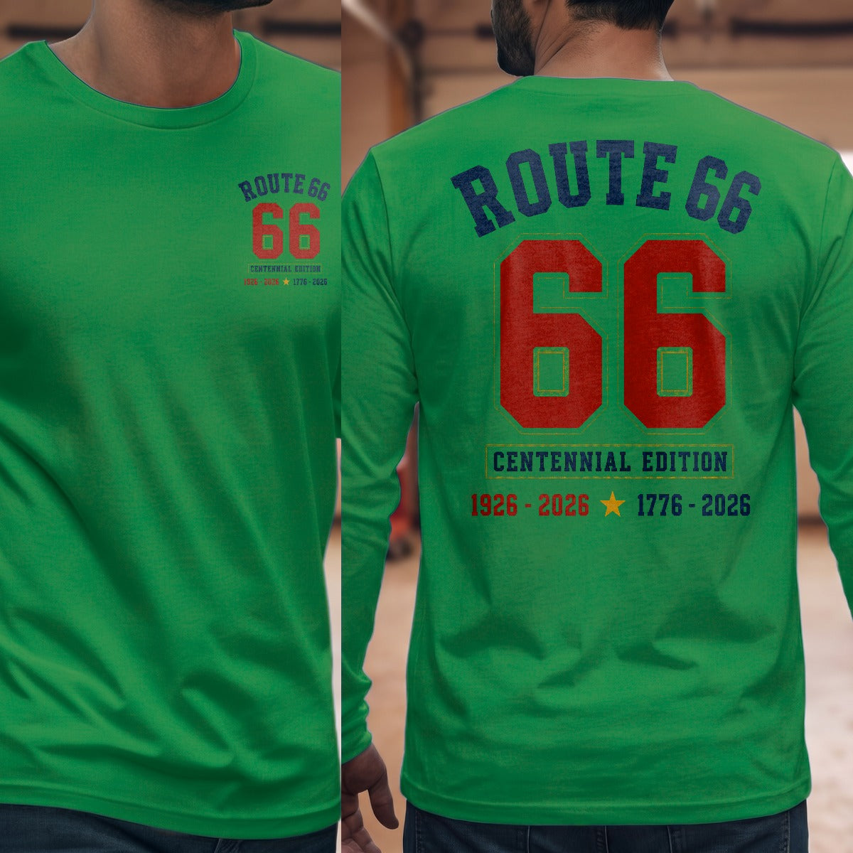 Irish Green | Front & Back