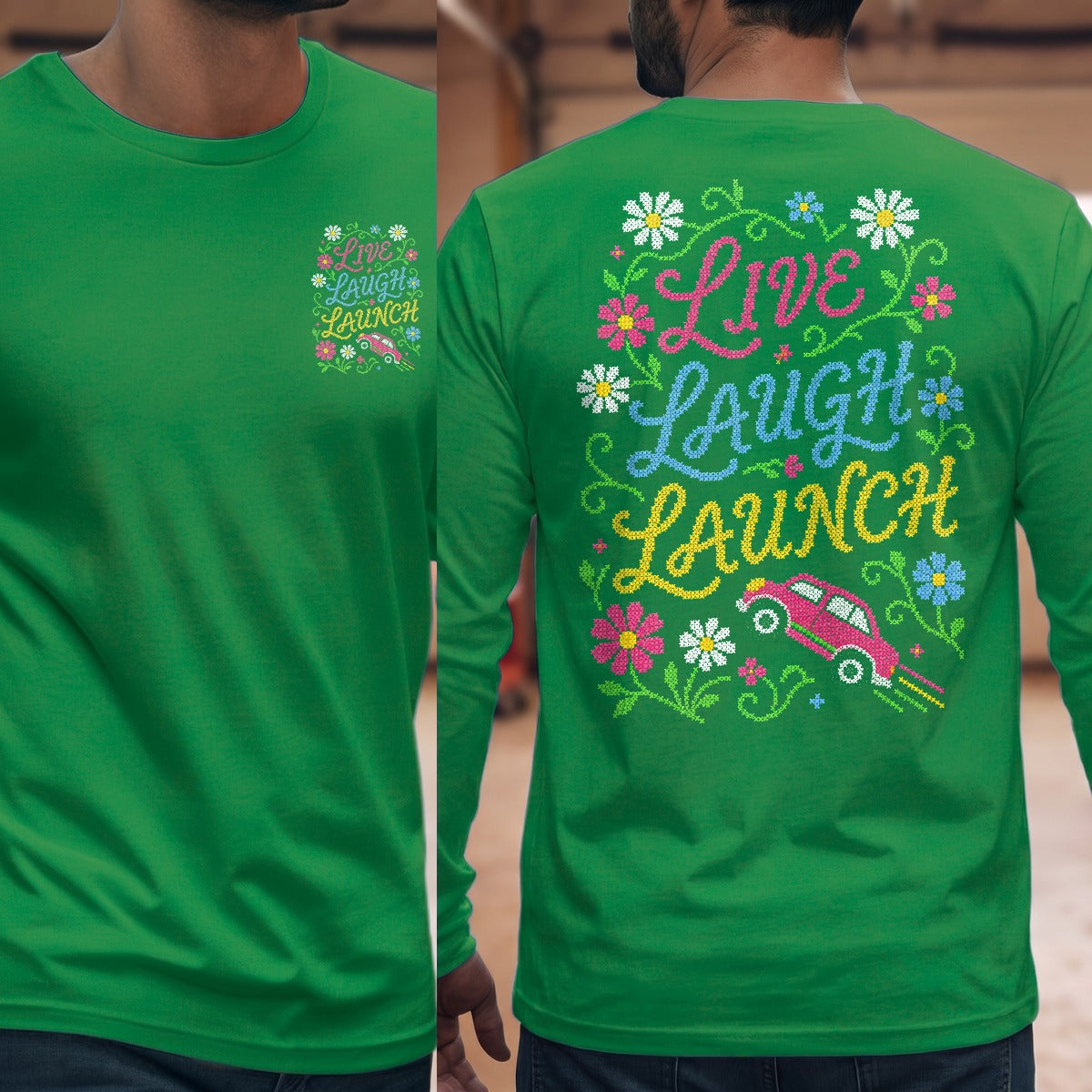 Irish Green | Front & Back