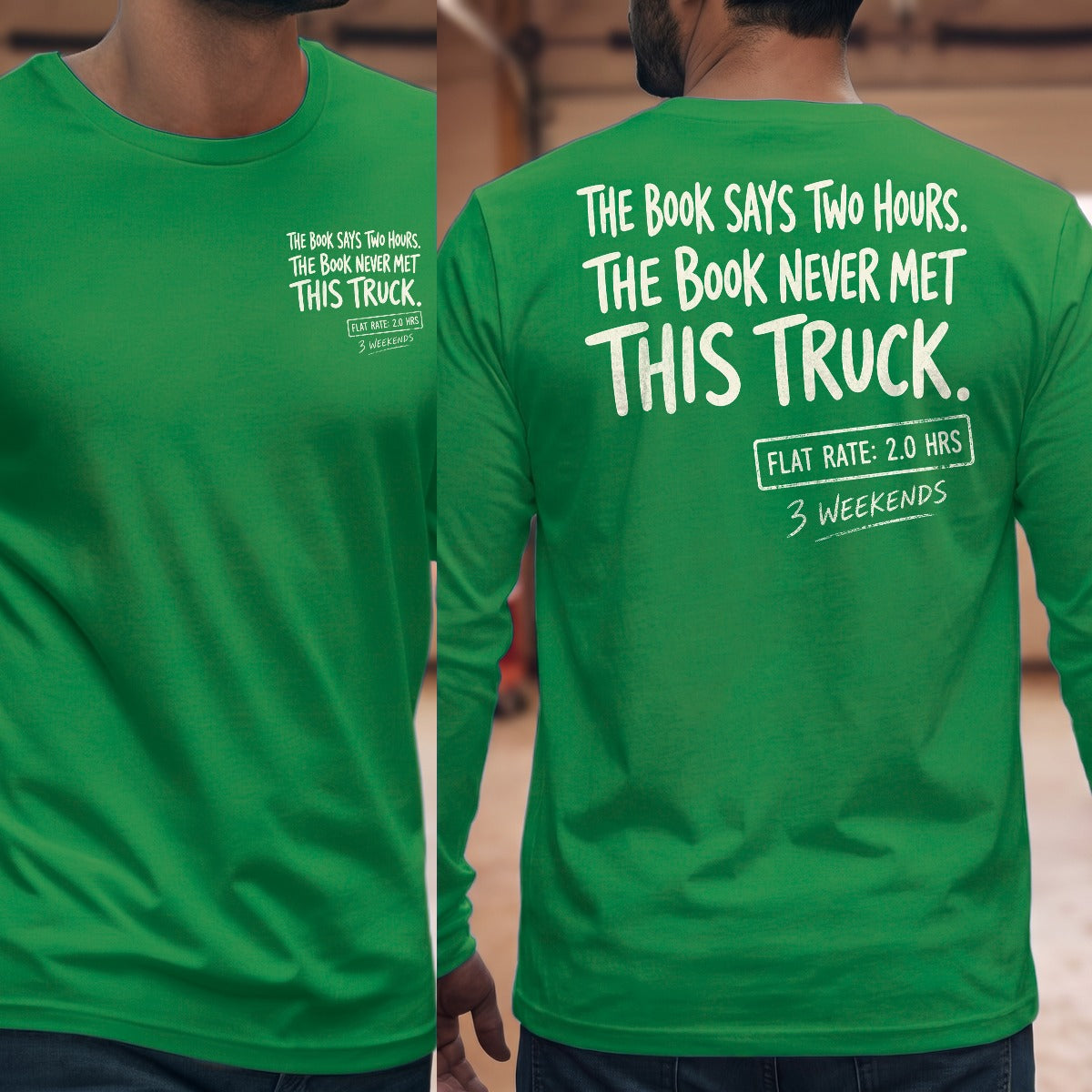 Irish Green | Front & Back