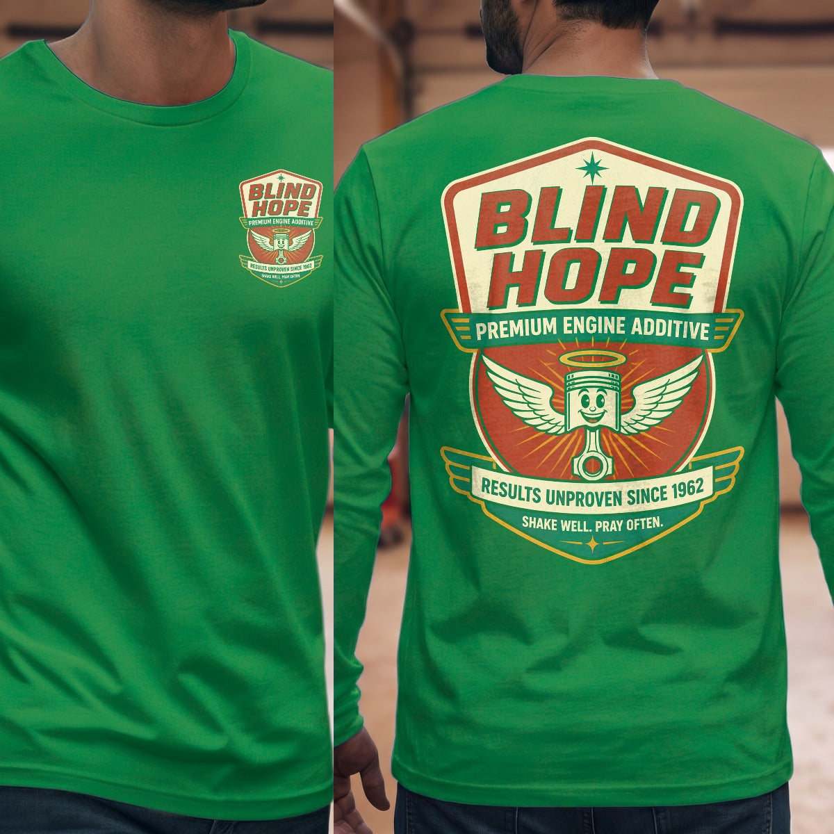 Irish Green | Front & Back