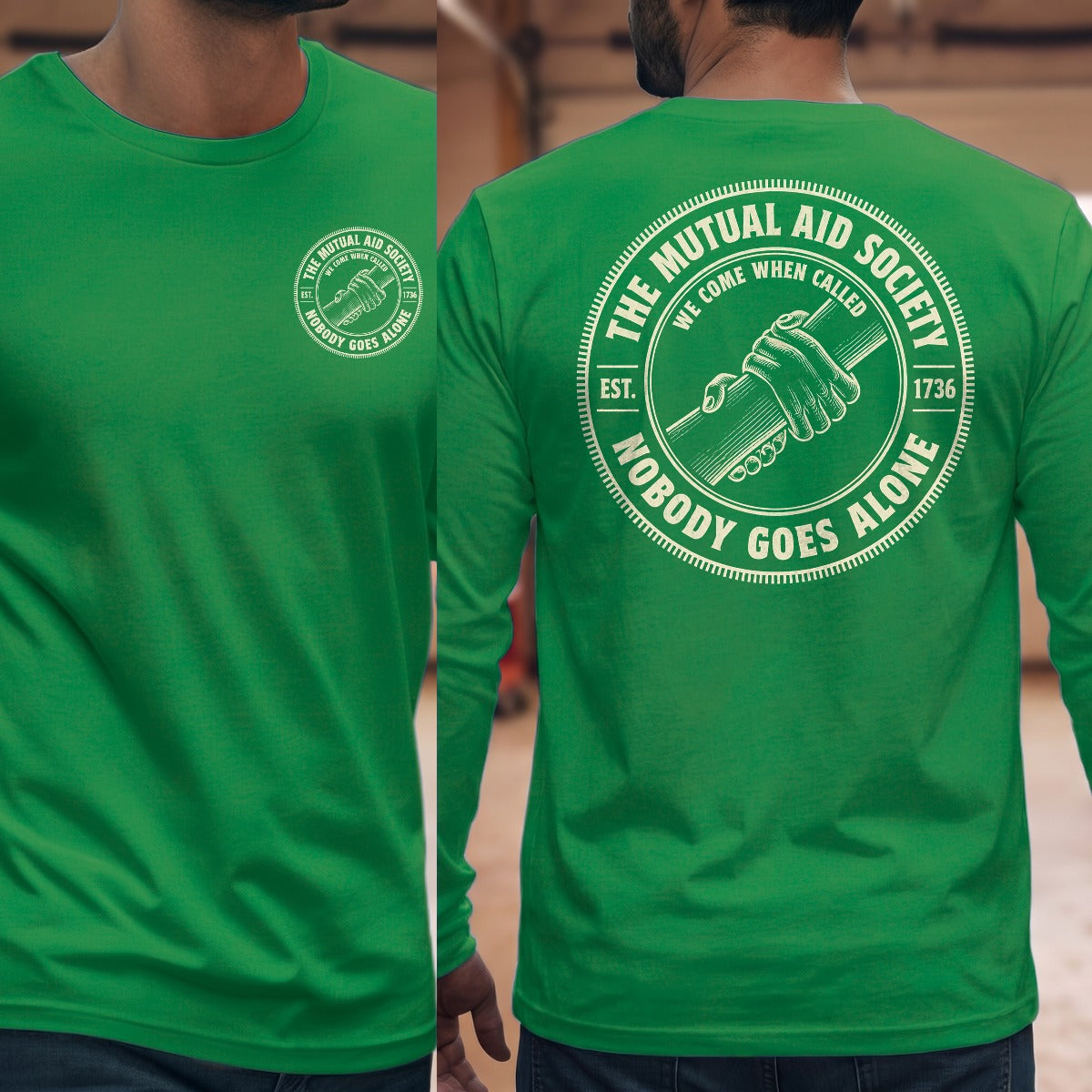 Irish Green | Front & Back