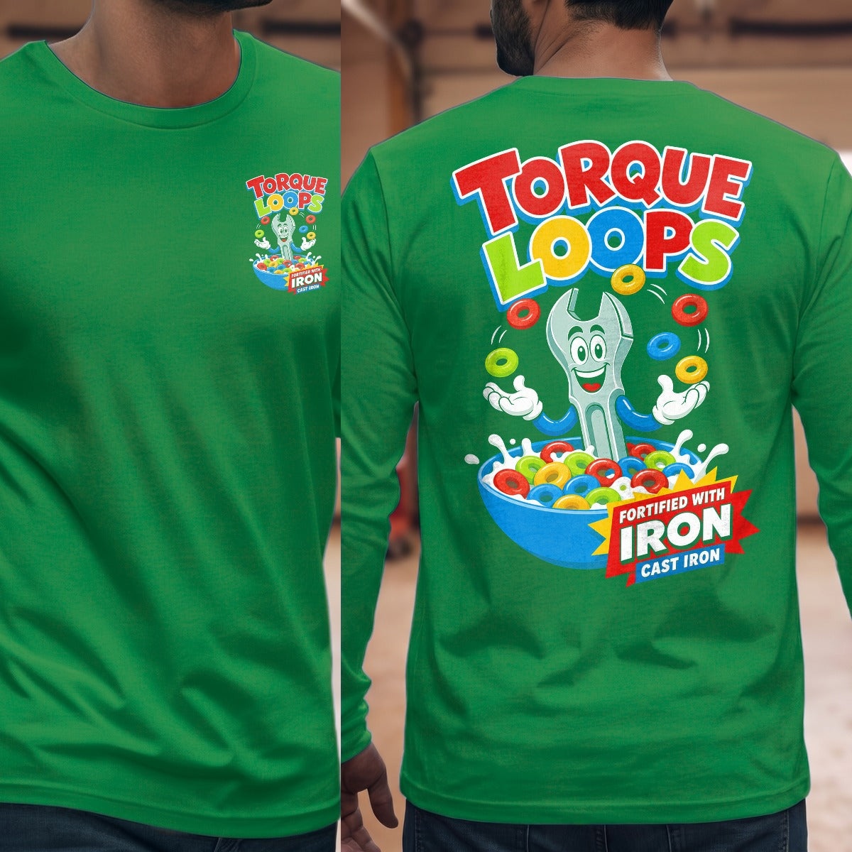 Irish Green | Front & Back