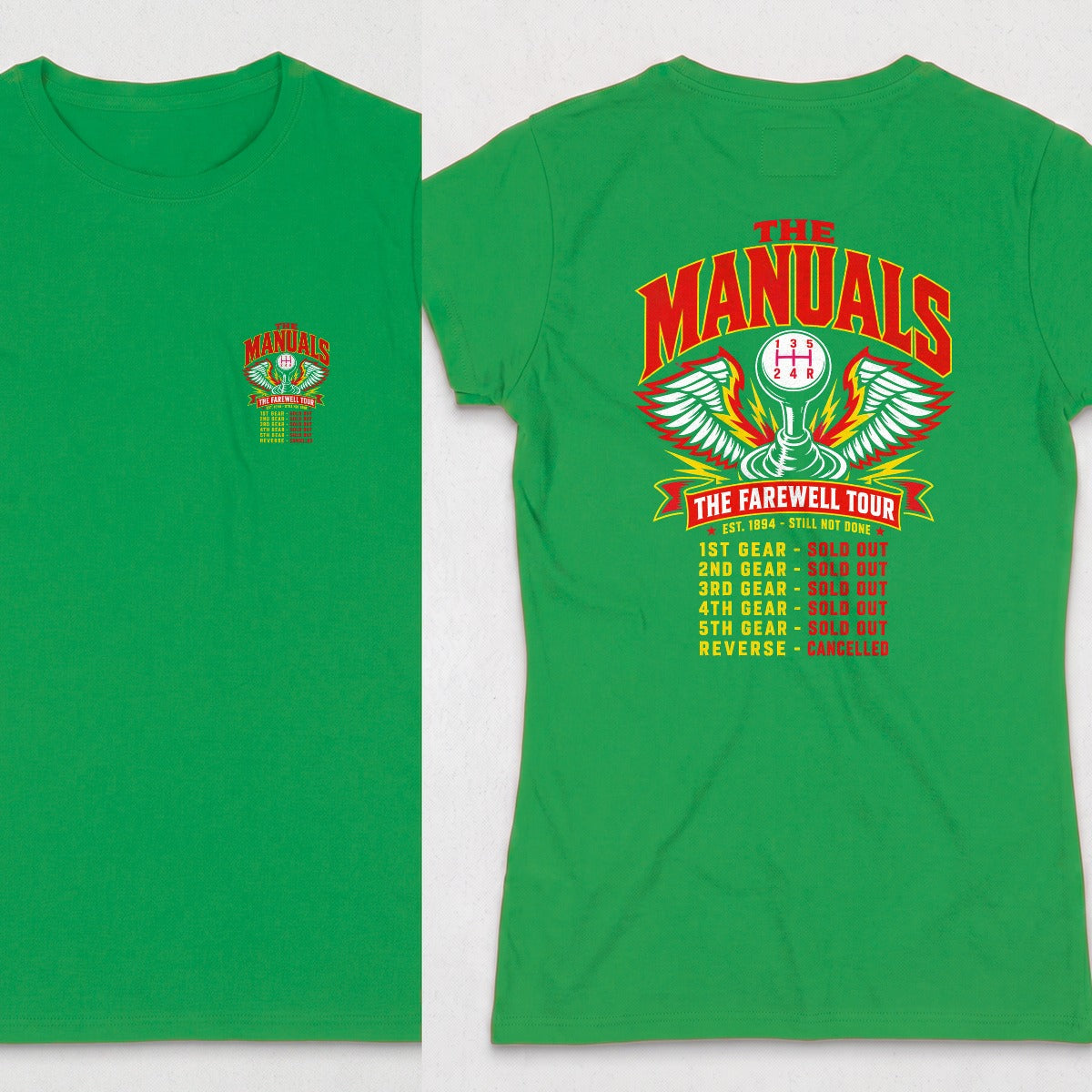 Irish Green | Front & Back