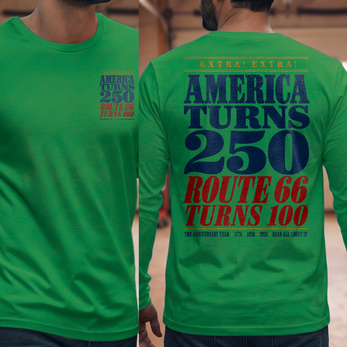 Irish Green | Front & Back