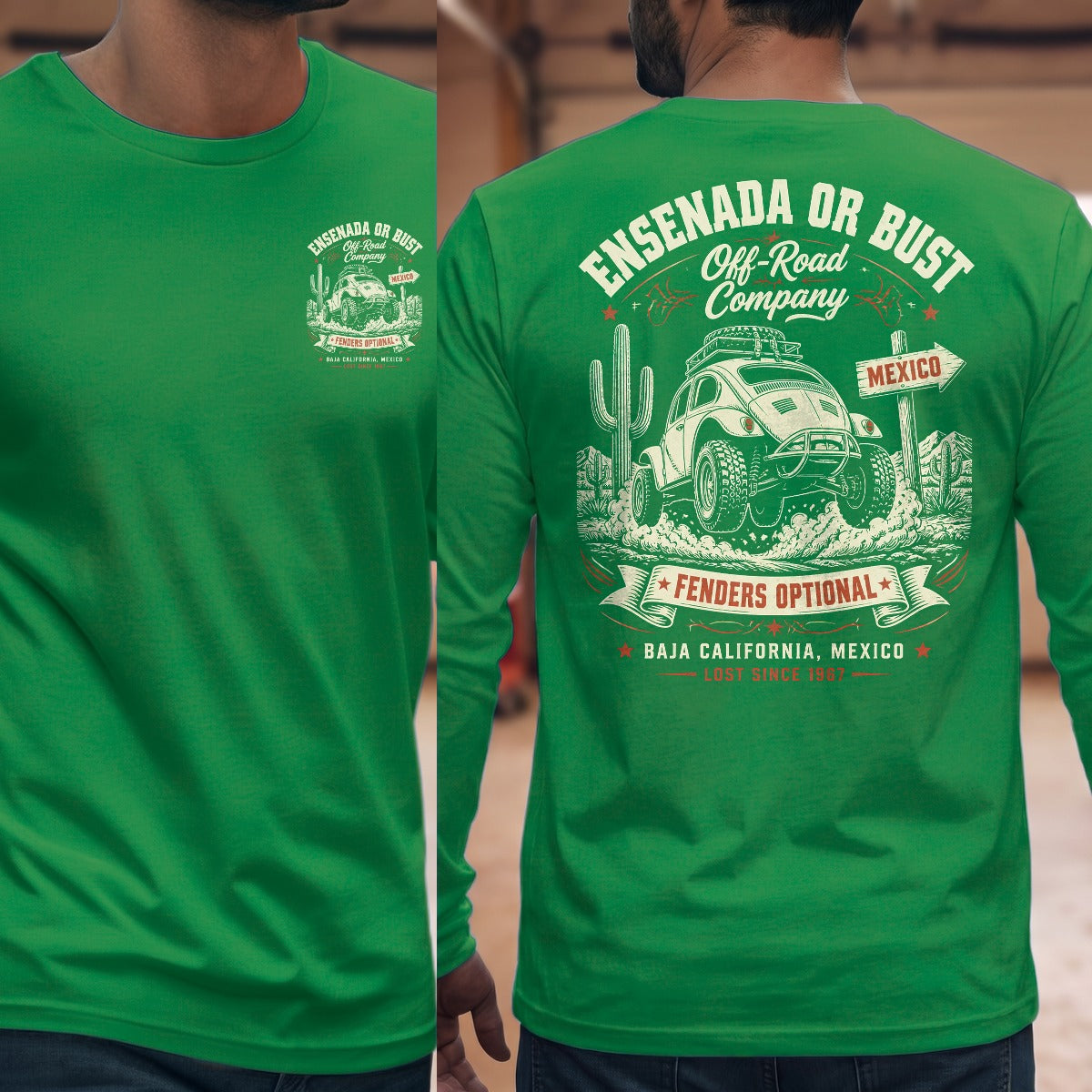 Irish Green | Front & Back