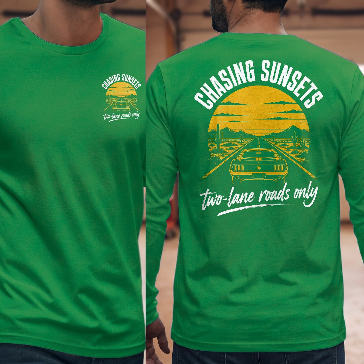 Irish Green | Front & Back