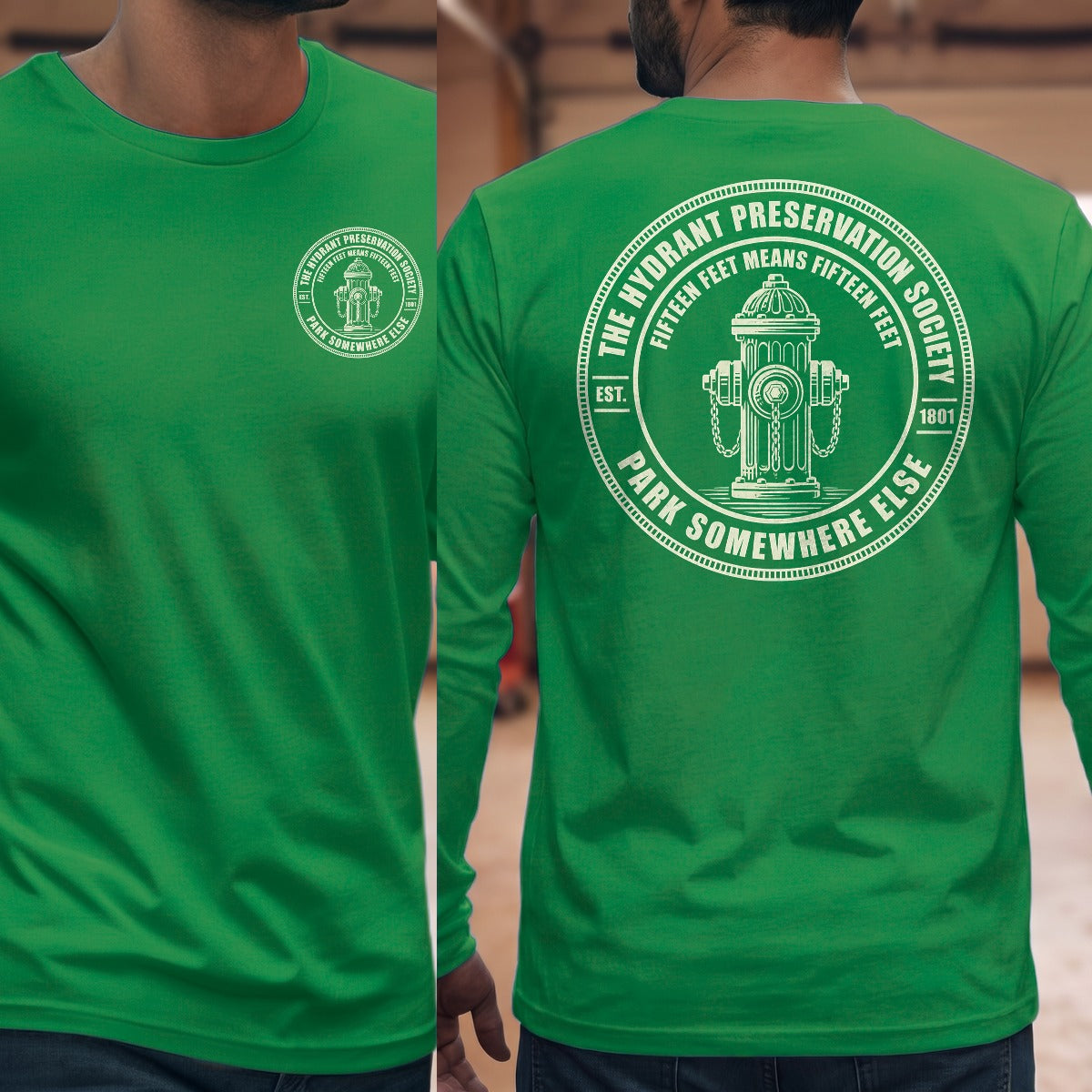 Irish Green | Front & Back