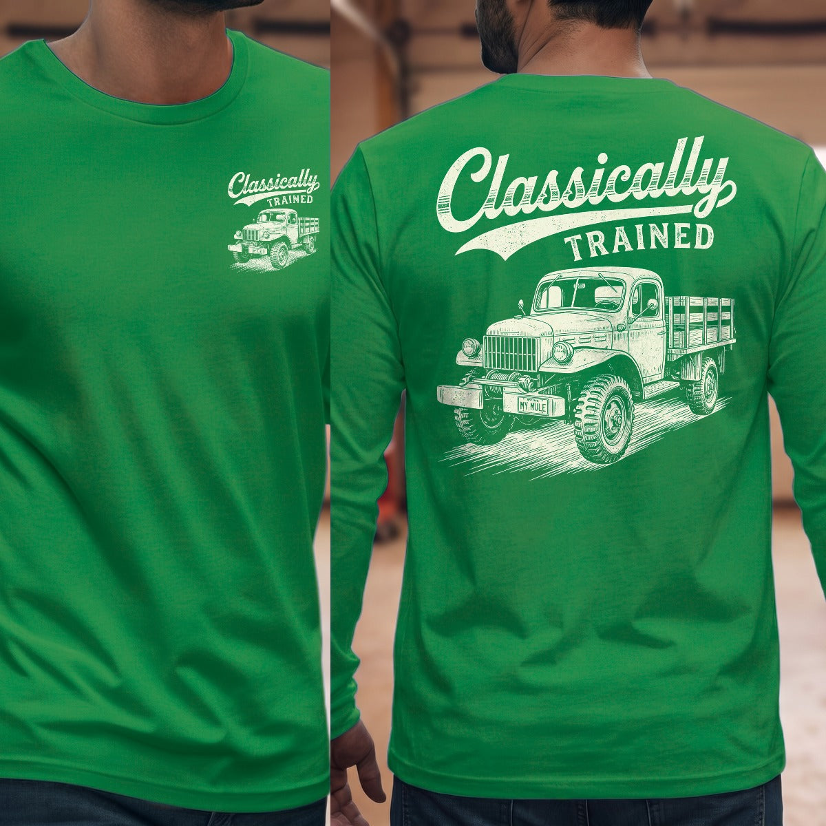 Irish Green | Front & Back