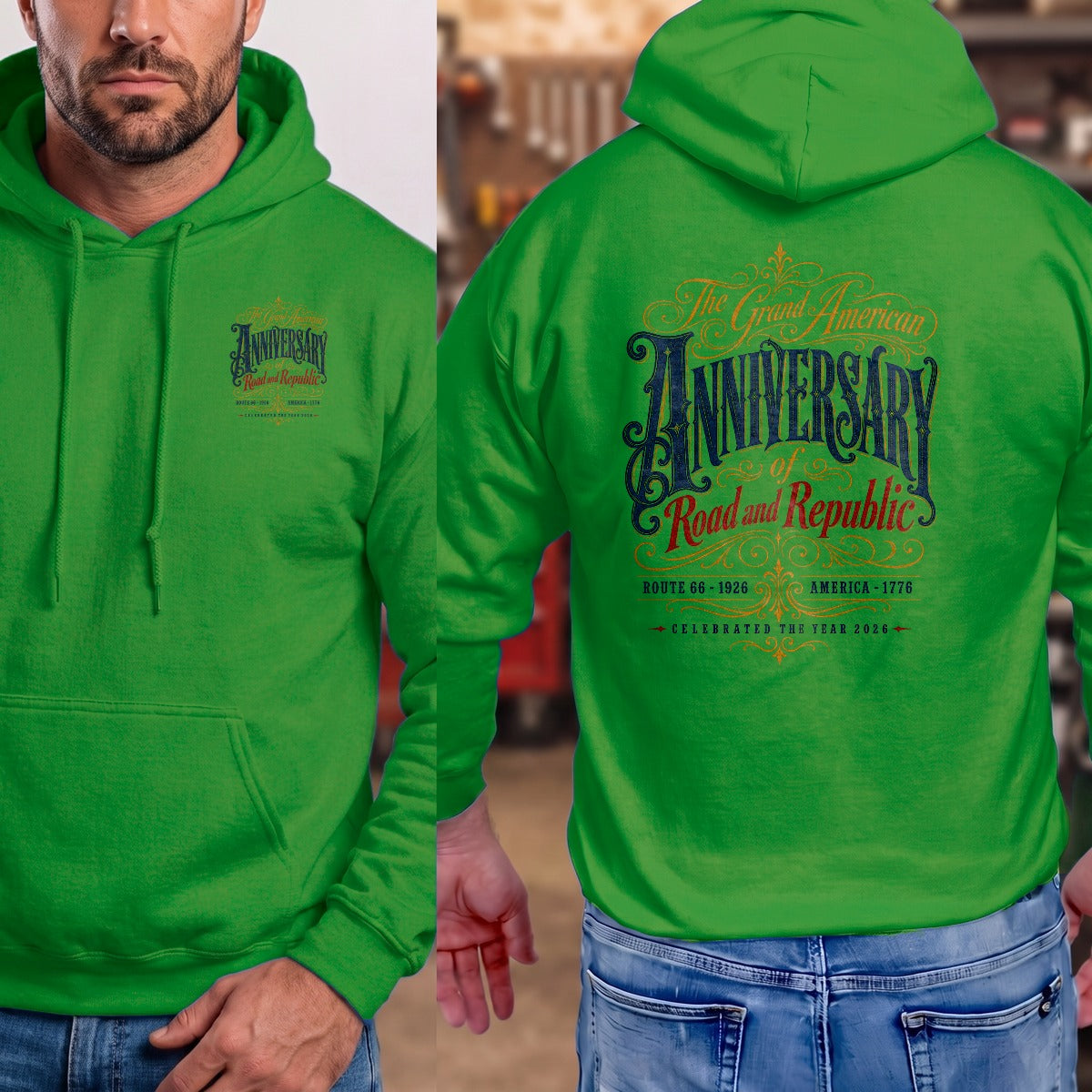Irish Green | Front & Back