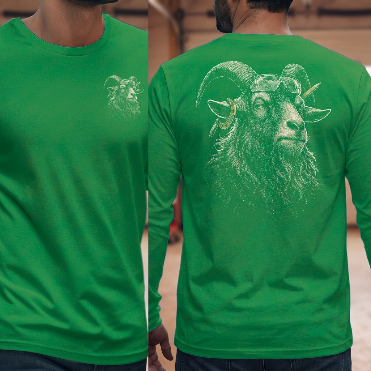Irish Green | Front & Back