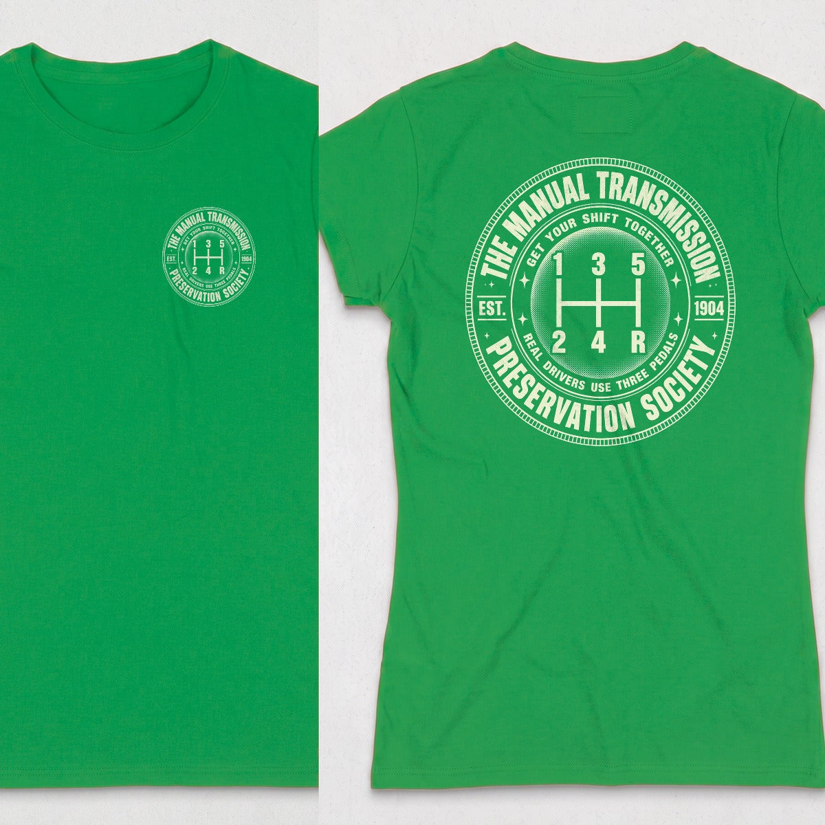 Irish Green | Left Chest + Back