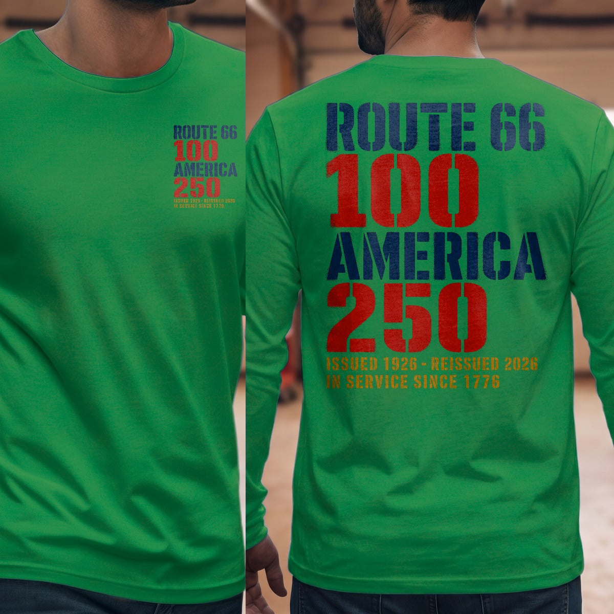 Irish Green | Front & Back