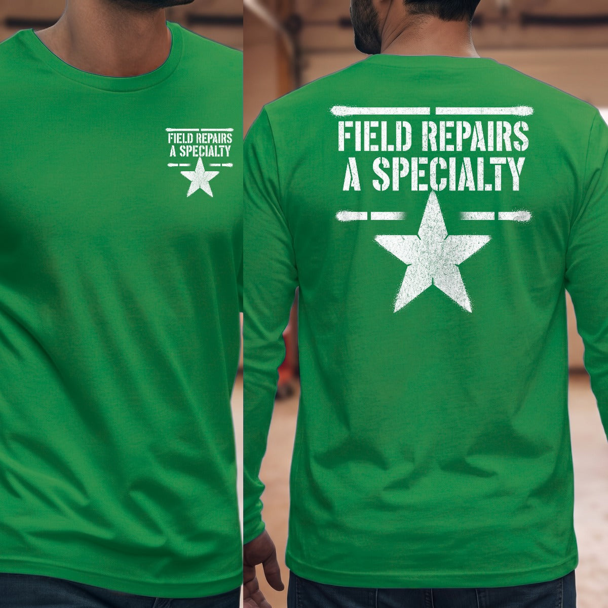Irish Green | Front & Back