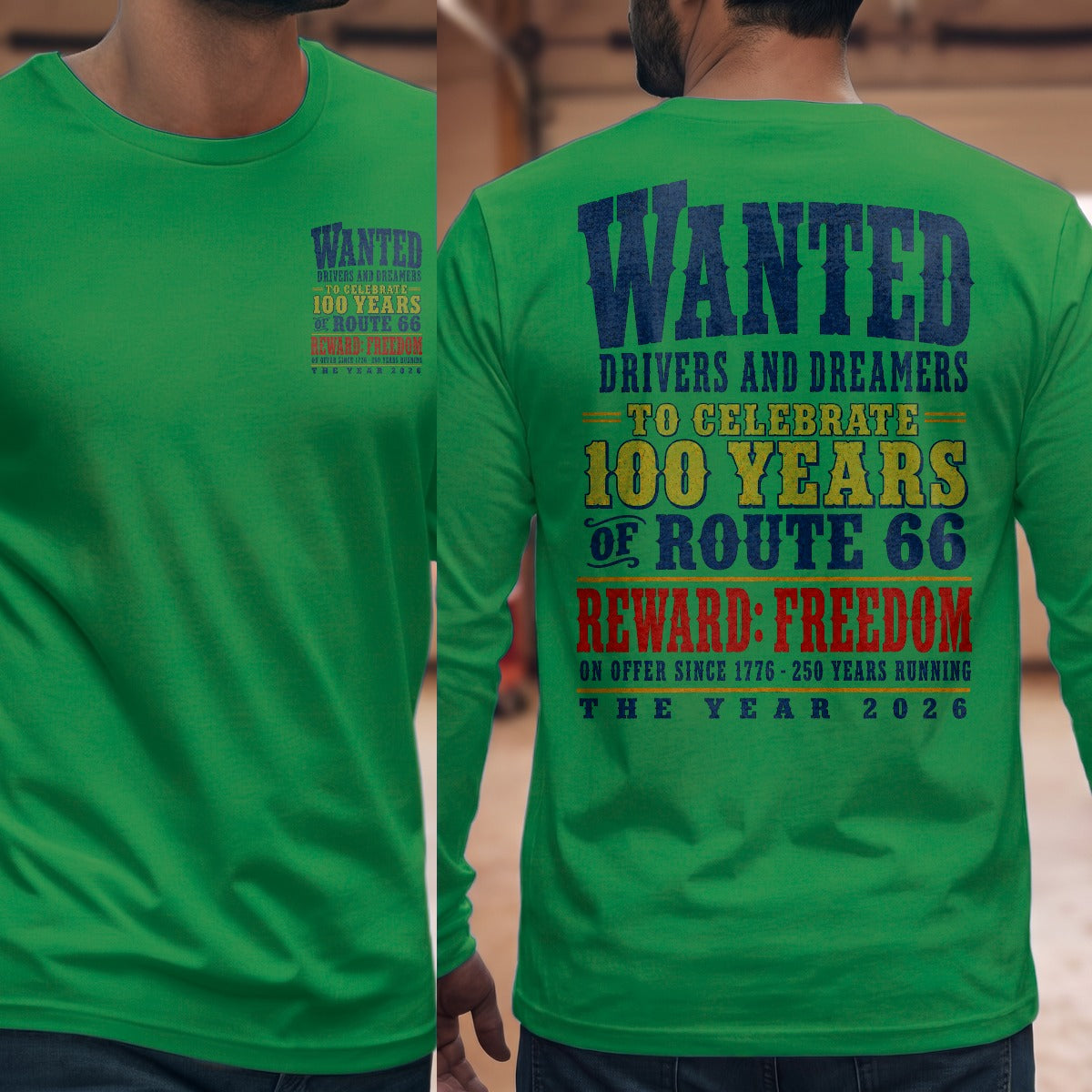 Irish Green | Front & Back