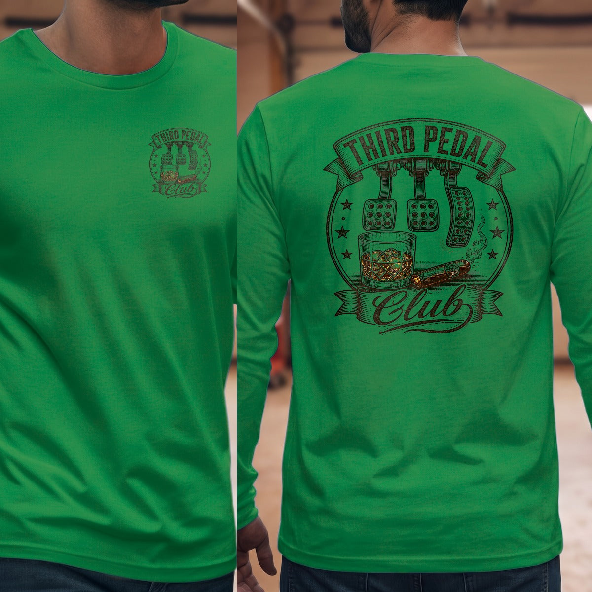 Irish Green | Left Chest + Back