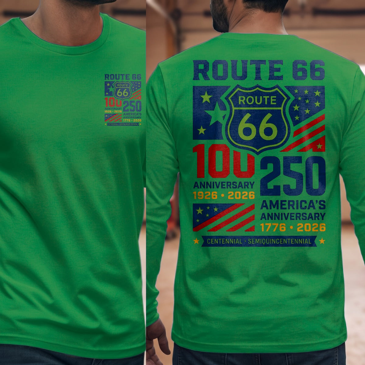 Irish Green | Front & Back