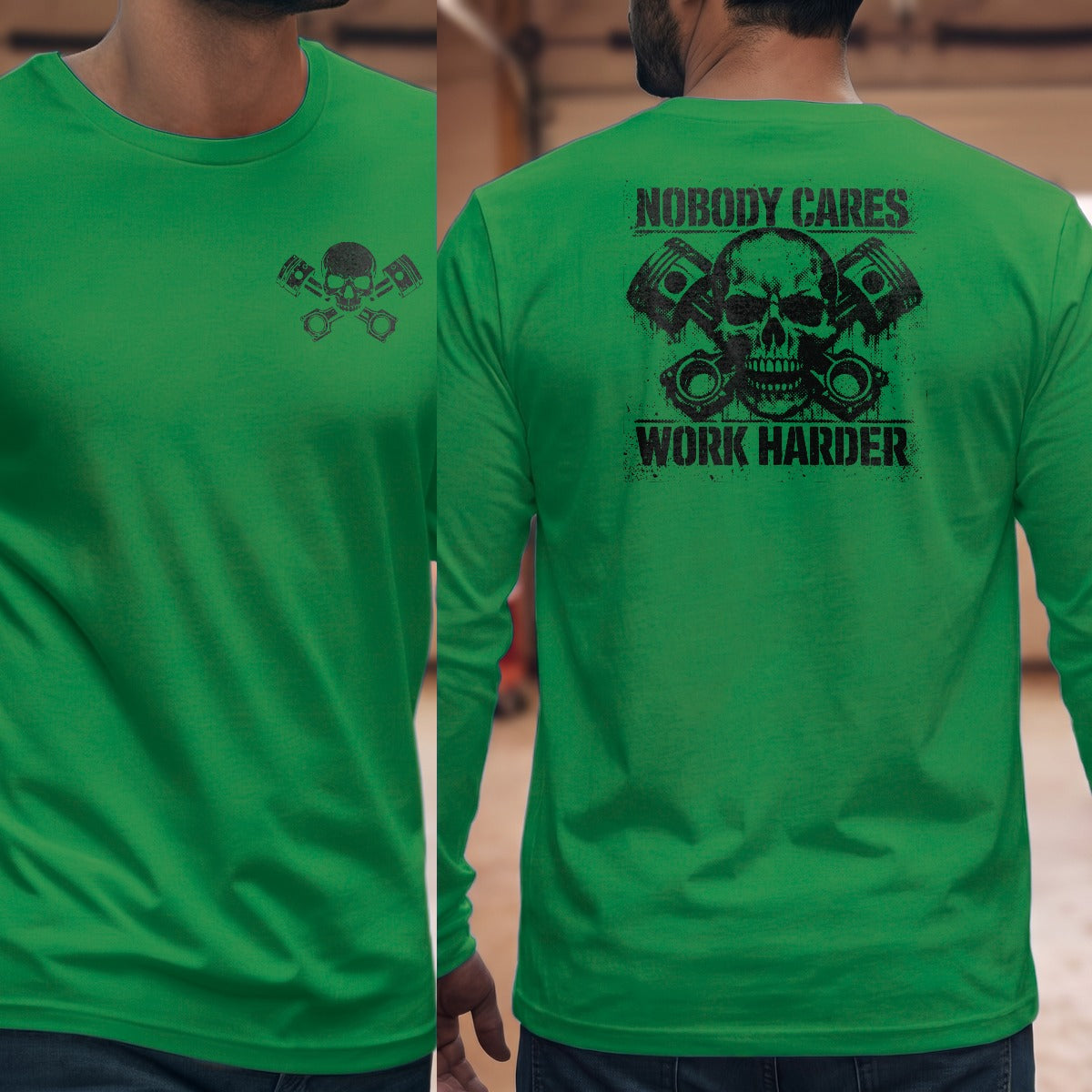 Irish Green | Left Chest + Back