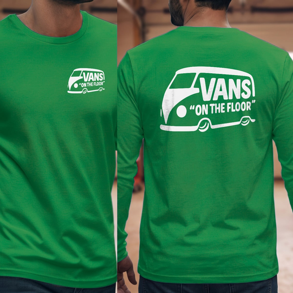 Irish Green | Left Chest + Back