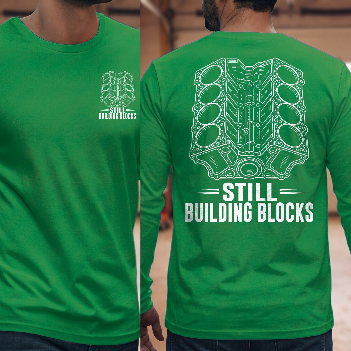 Irish Green | Front & Back