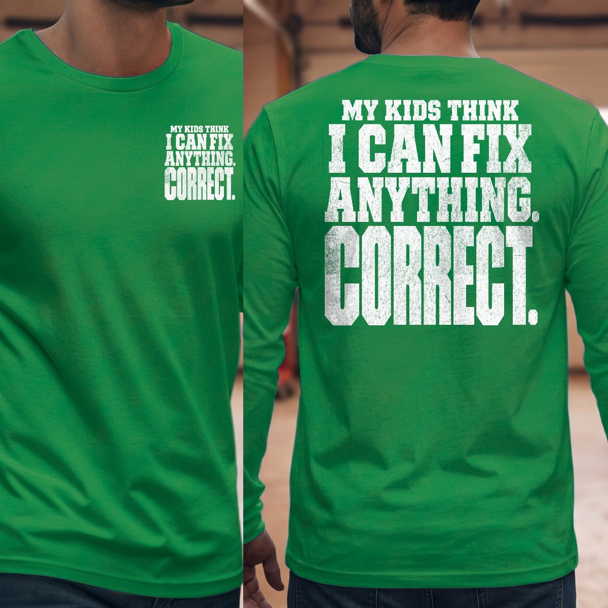 Irish Green | Front & Back